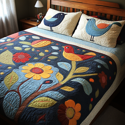 Birds TAI251124143 Quilt Bedding Set