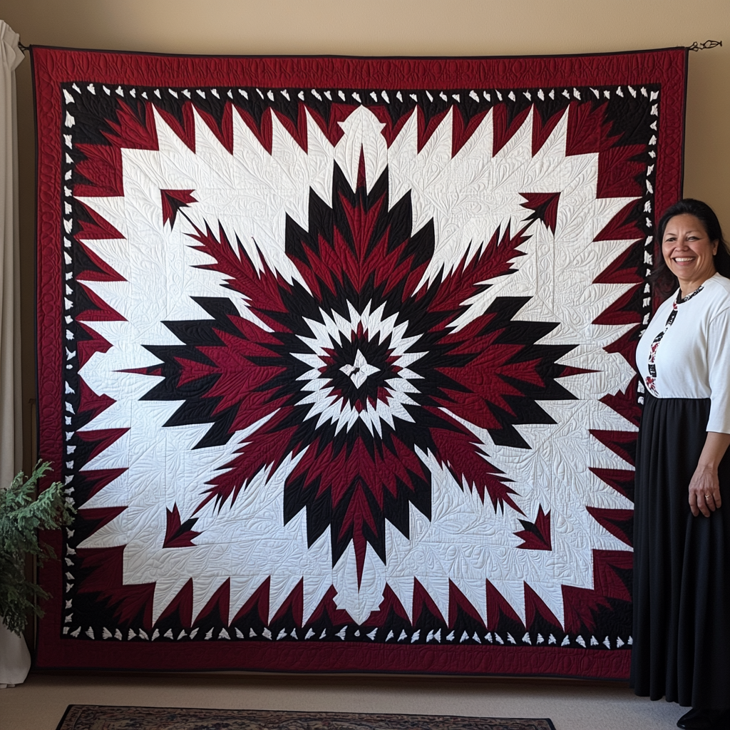 Native American TAI091024167 Quilt Blanket