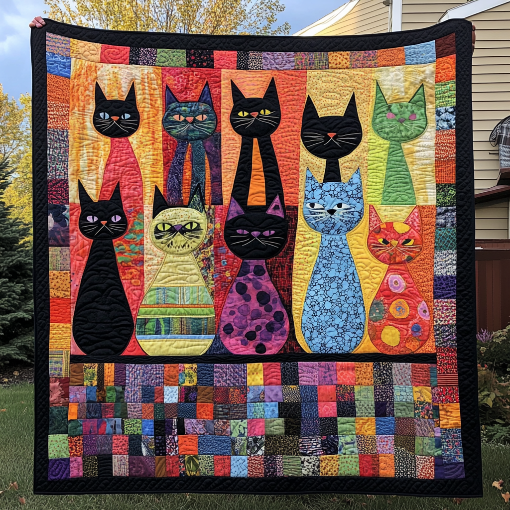 Cat TAI181024033 Quilt Blanket