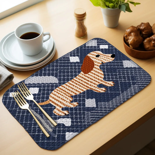 Dachshund TAI040124226 Quilted Placemats