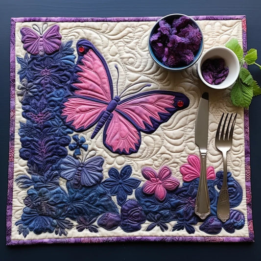 Butterfly TAI040124235 Quilted Placemats