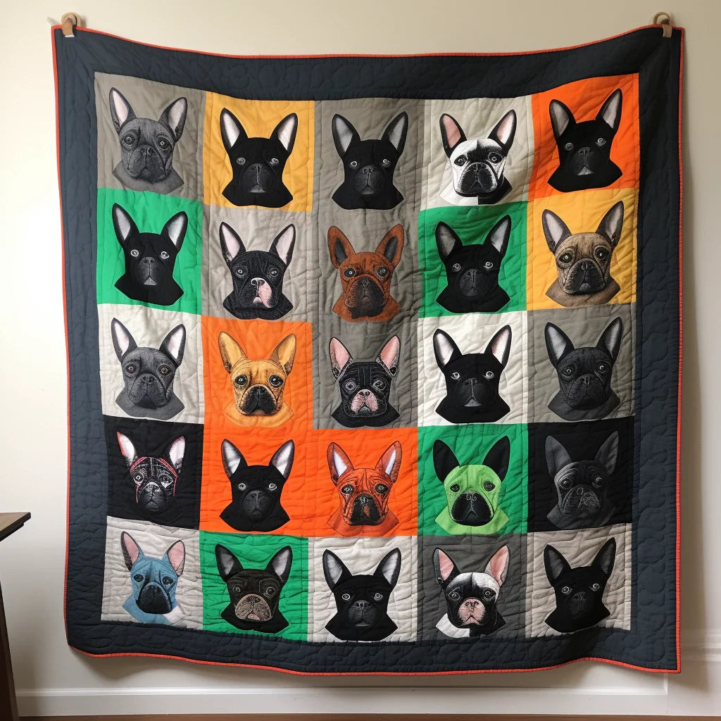 French Bulldog TAI13112343 Quilt Blanket