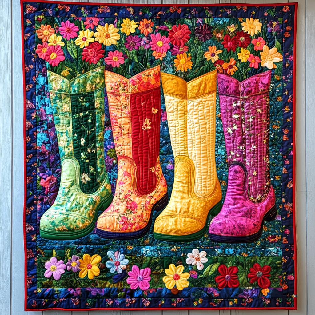 Garden Boots DAI281124067 Quilt Blanket