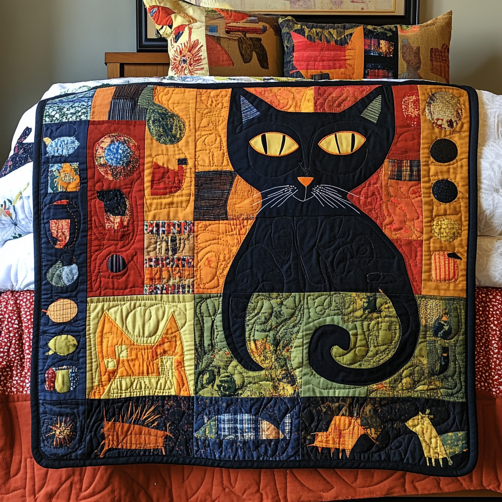 Cat TAI041024490 Quilt Blanket