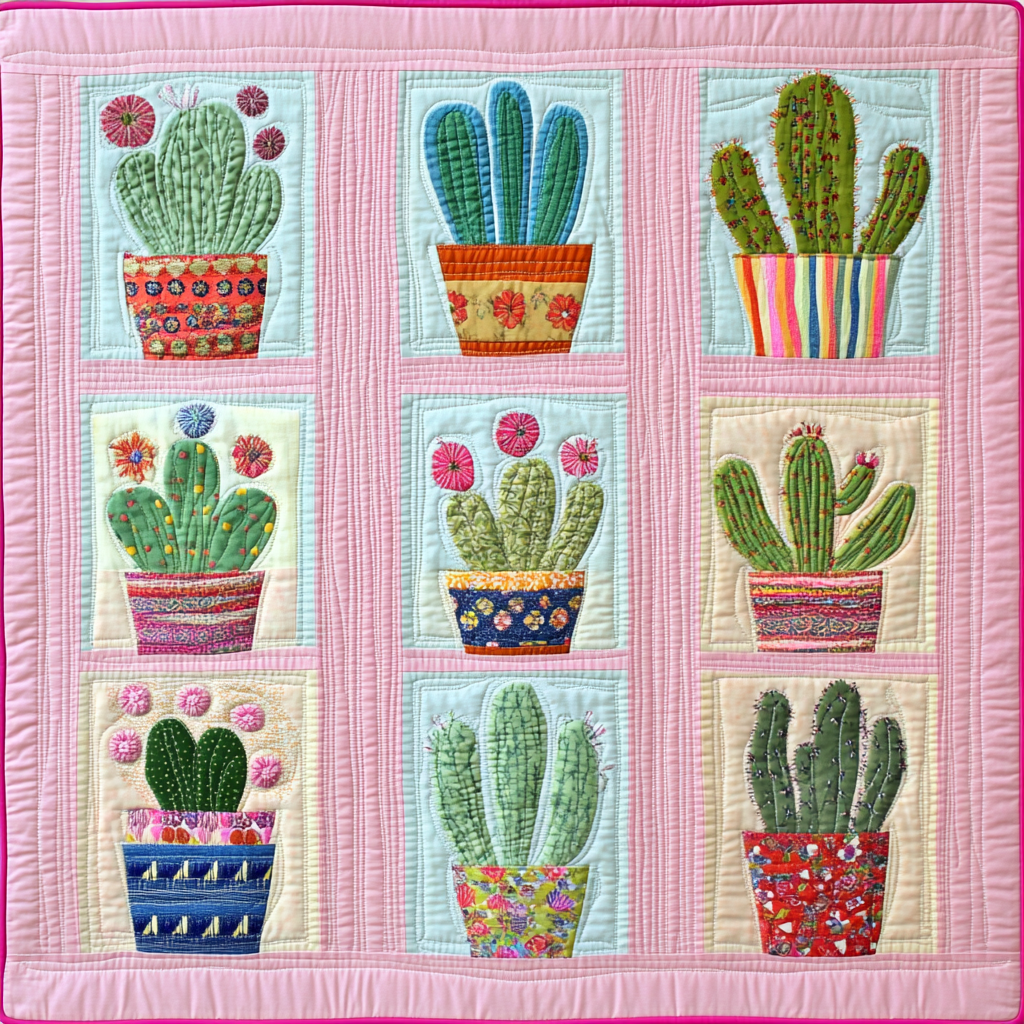 Cactus DAI010824105 Quilt Blanket