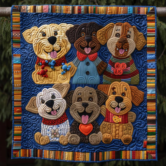 Puppies TAI240424037 Quilt Blanket