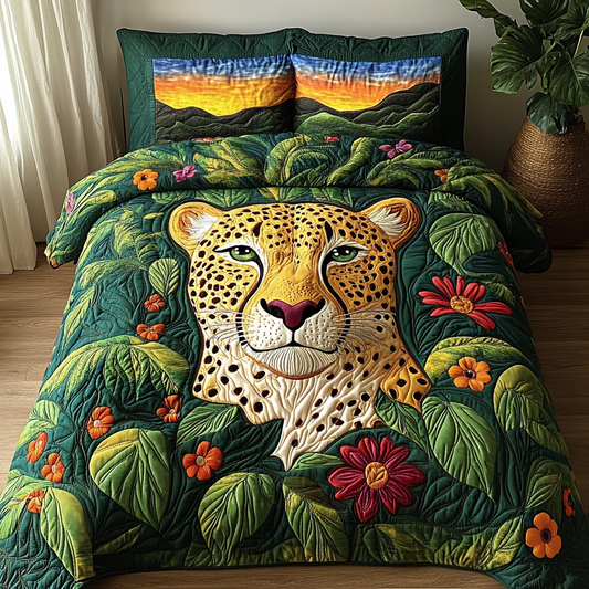 Cheetah DAI200125082 Quilt Bedding Set