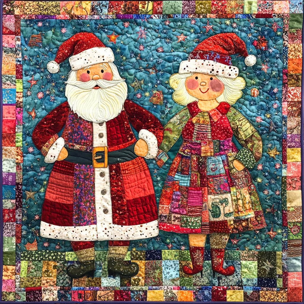 Mr And Mrs Claus DAI111124519 Quilt Blanket