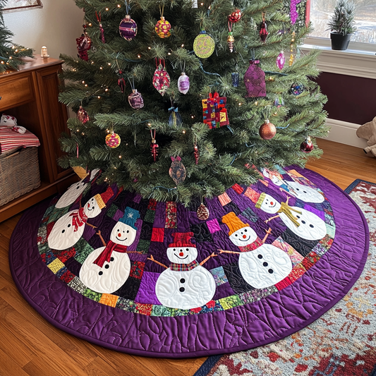 Snowman DAI230924041 Quilted Tree Skirt