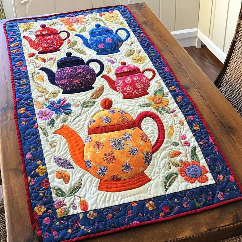 Teapot TAI041024255 Quilted Table Runner