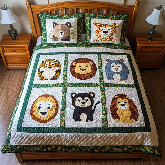 Woodland Animal DAI280824107 Quilt Bedding Set