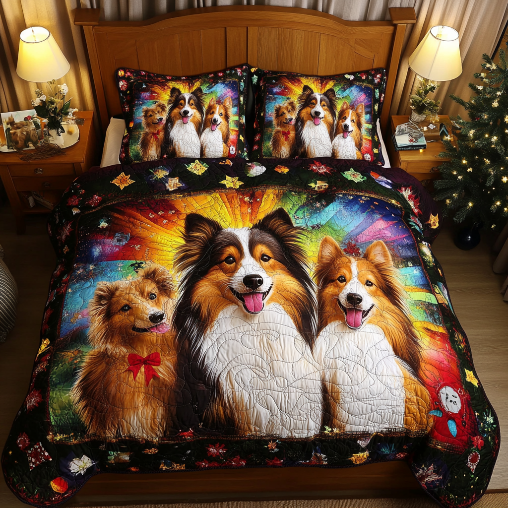 Sheltie TAI181024364 Quilt Bedding Set