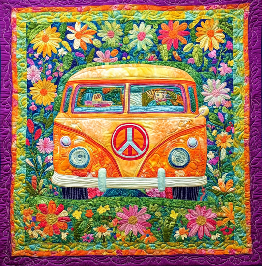 Camping Caravan DAI190225028 Quilt Blanket