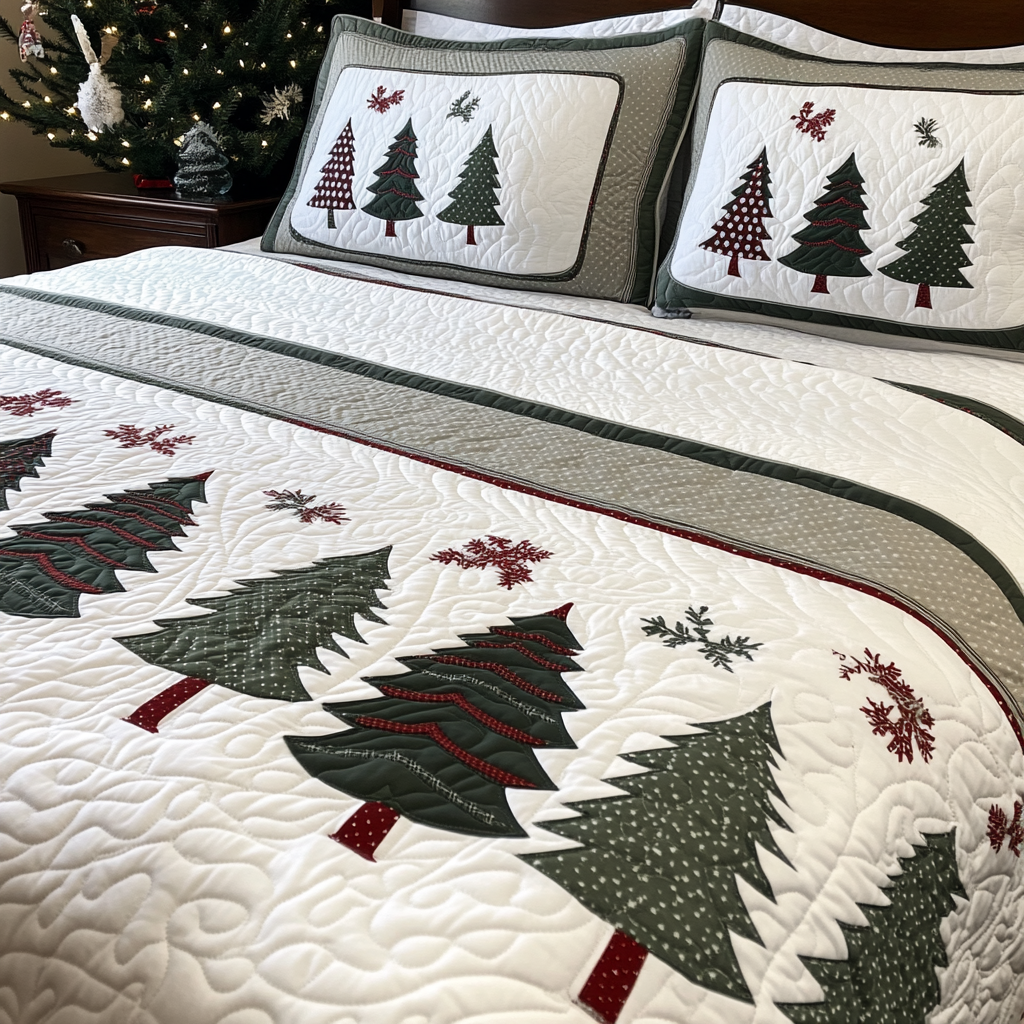 Christmas Tree TAI040924300 Quilt Bedding Set