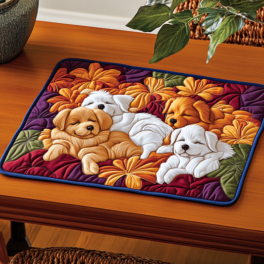 Sleeping Dog DAI090125280 Quilted Placemats