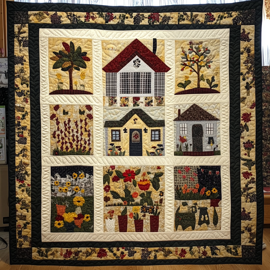 Farm Houses TAI01102482 Quilt Blanket