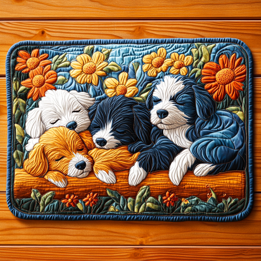 Sleeping Dog DAI090125283 Quilted Placemats