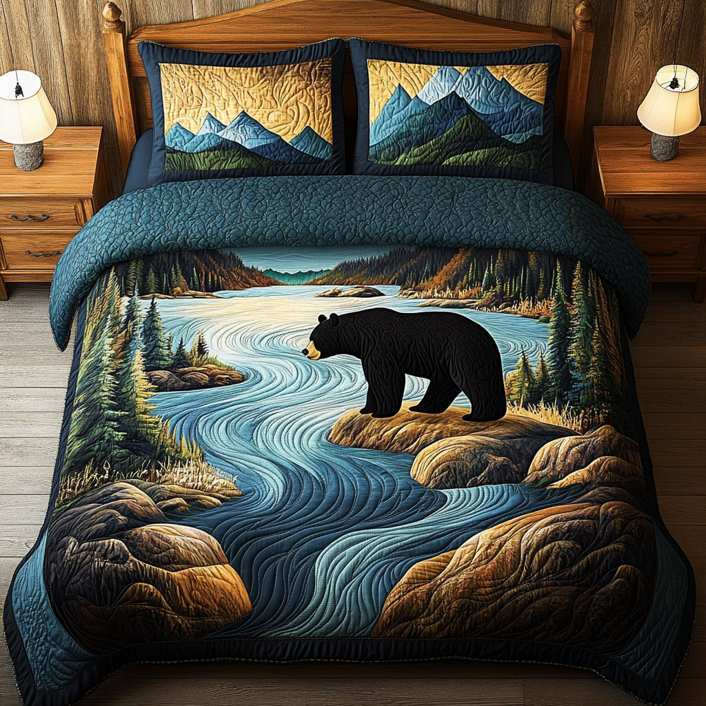 Black Bear DAI090125056 Quilt Bedding Set