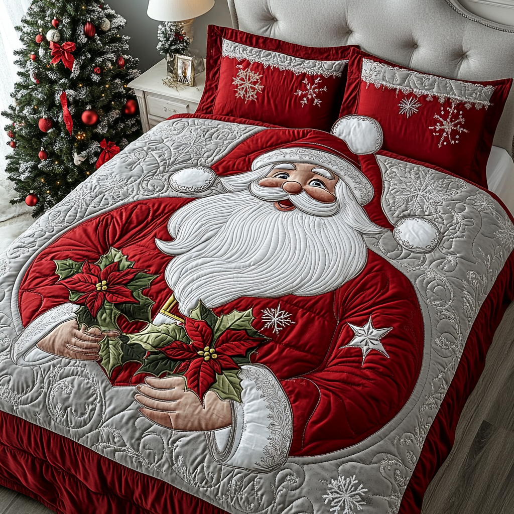 Christmas Santa TAI141124175 Quilt Bedding Set