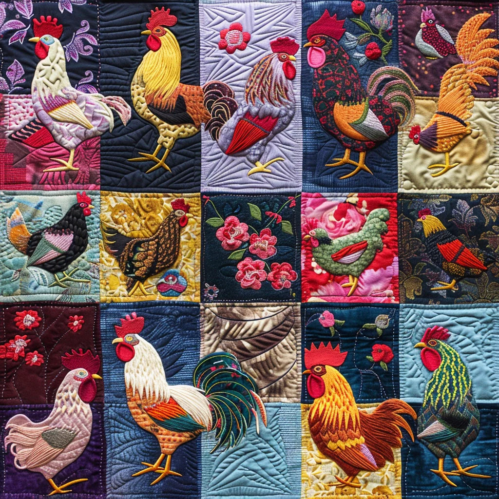 Chicken TAI030524025 Quilt Blanket – Alpha Quilt