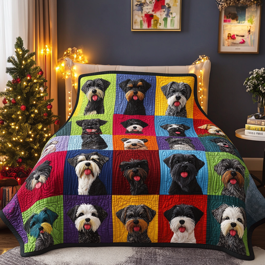 Schnauzer TAI181024052 Quilt Blanket