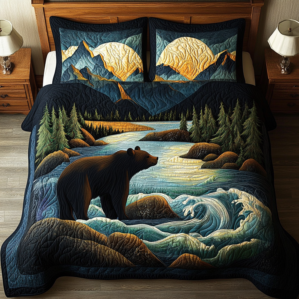 Black Bear DAI090125057 Quilt Bedding Set