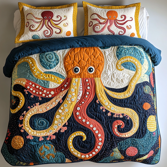 Octopus DAI150125228 Quilt Bedding Set