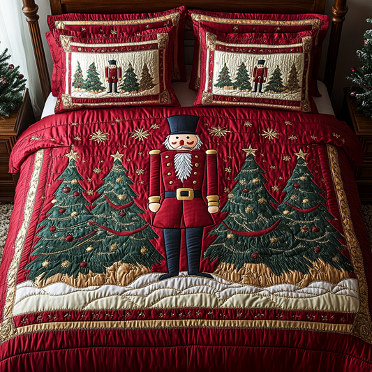 Christmas Nutcracker TAI141124066 Quilt Bedding Set