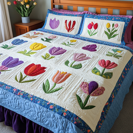 Flower DAI280824036 Quilt Bedding Set