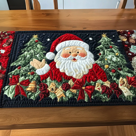 Christmas Santa TAI040924338 Quilted Table Runner