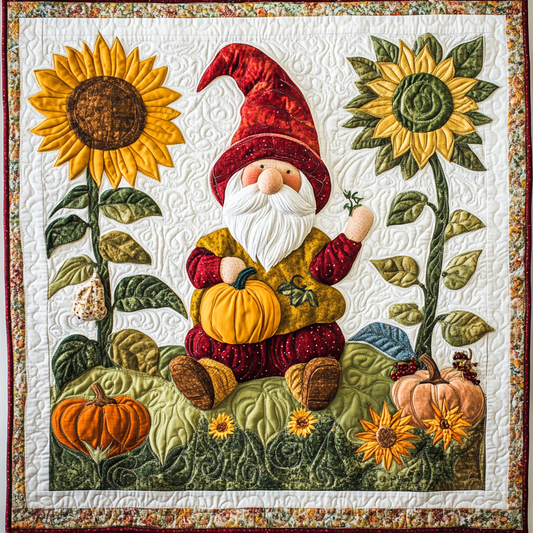 Harvest Gnome DAI221024145 Quilt Blanket