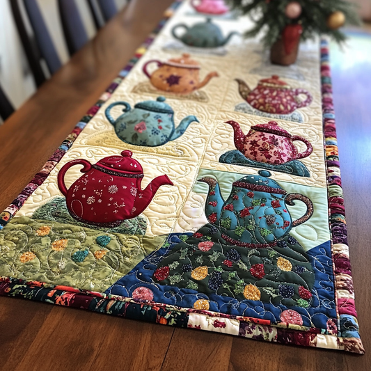 Teapot TAI041024283 Quilted Table Runner