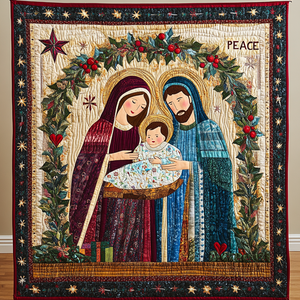 Nativity Scene TAI041024401 Quilt Blanket