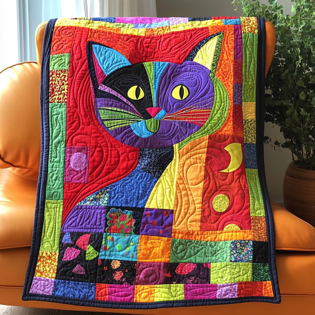 Cat DAI070824109 Quilt Blanket