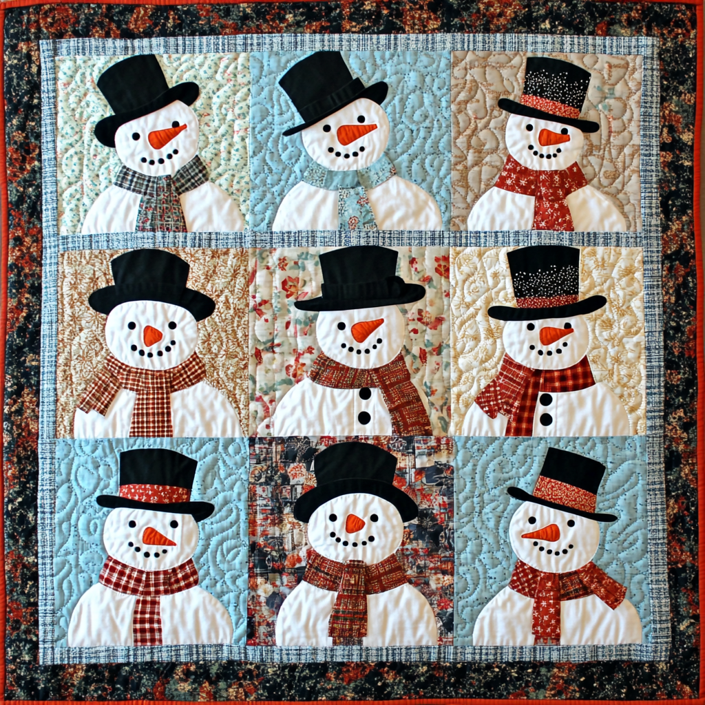 Snowman DAI190824186 Quilt Blanket