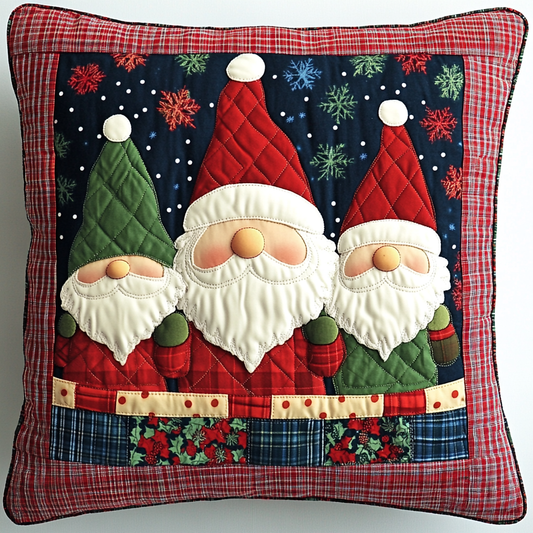 Christmas Gnome TAI181024514 Quilted Pillow Case