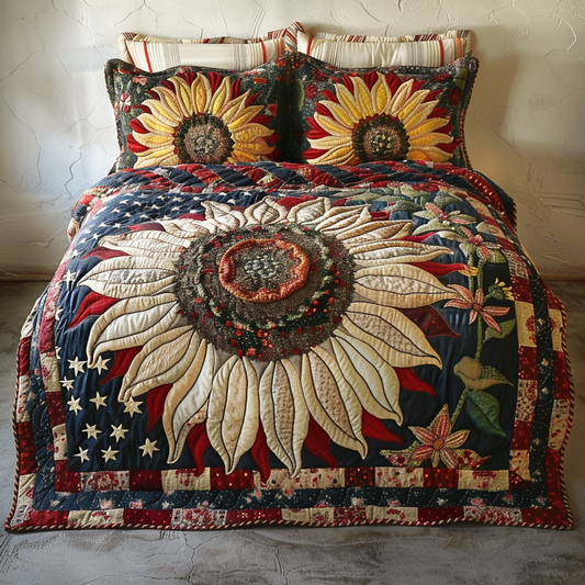 Sunflower TAI100724063 Quilt Bedding Set