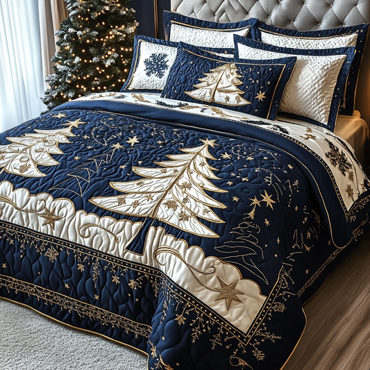 Christmas Tree TAI141124193 Quilt Bedding Set