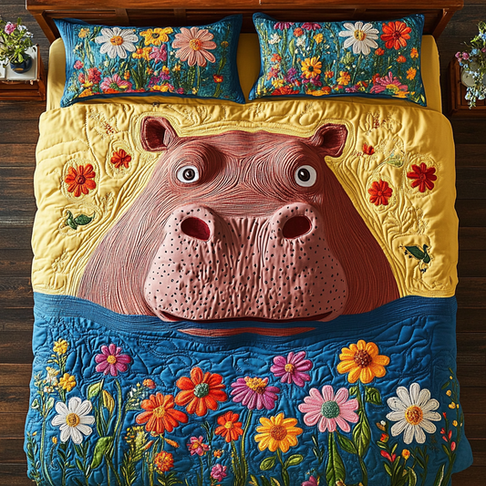 Hippo DAI200125066 Quilt Bedding Set