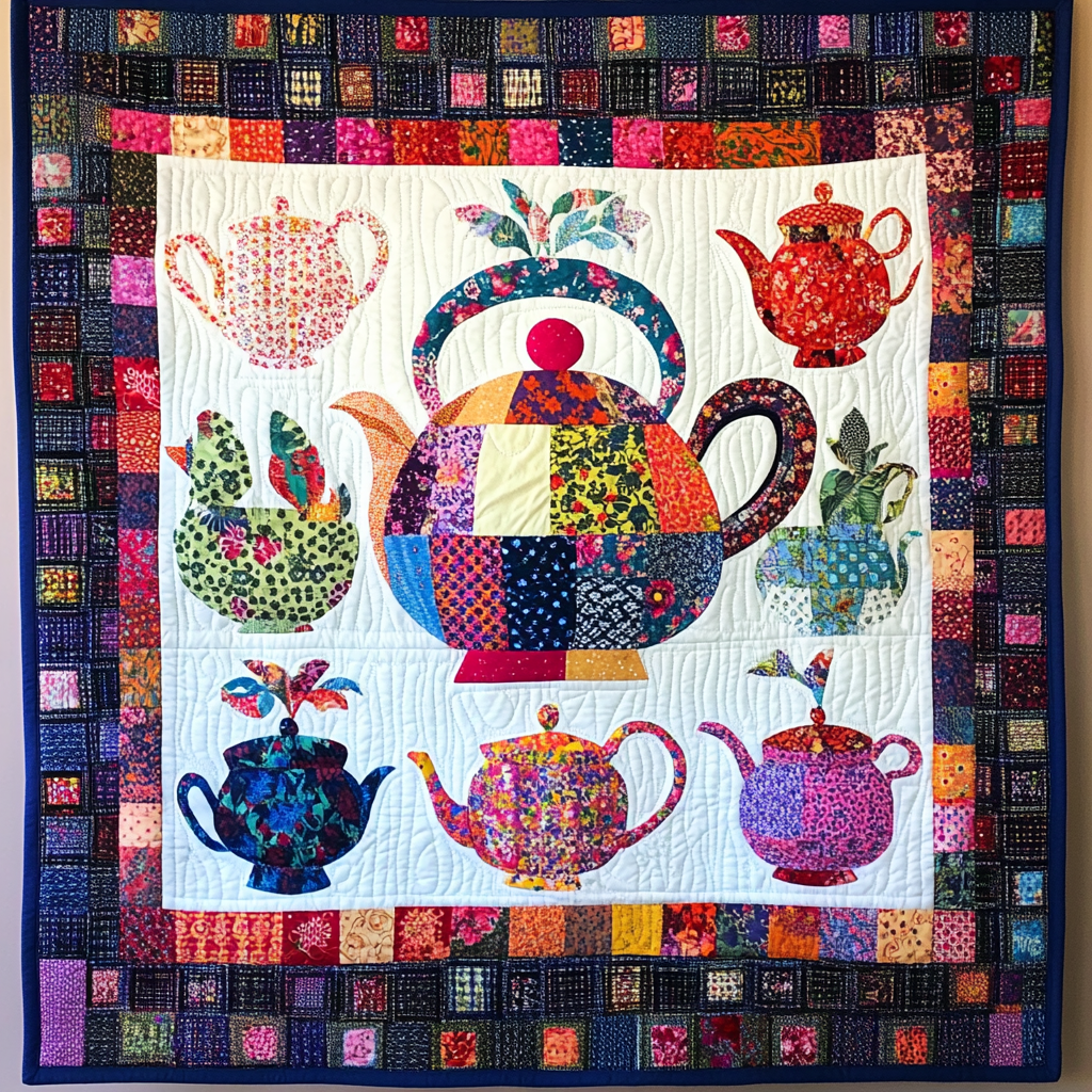 Teapot TAI041024454 Quilt Blanket