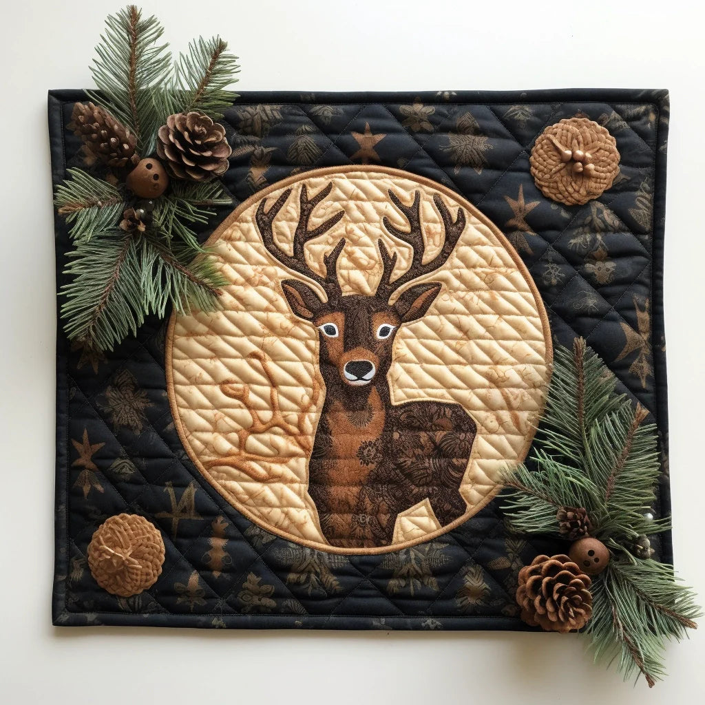 Deer TAI260224092 Quilted Placemats