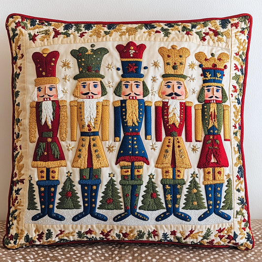 Christmas Nutcracker TAI181024538 Quilted Pillow Case