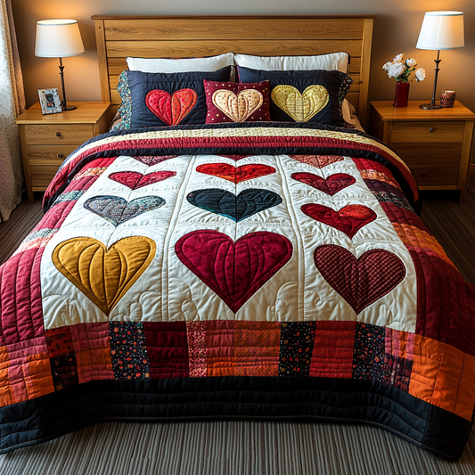 Heart DAI200125047 Quilt Bedding Set