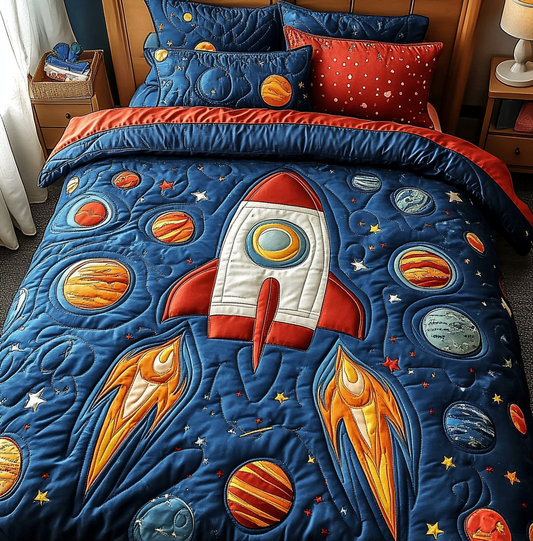 Rocket DAI301224256 Quilt Bedding Set