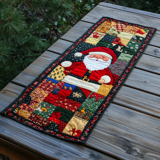 Christmas Santa TAI040924328 Quilted Table Runner