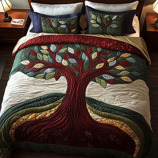 Tree Of Life TAI101224543 Quilt Bedding Set