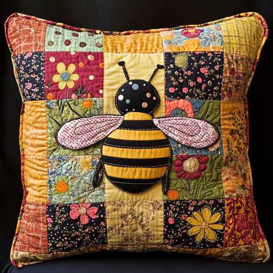 Bee TAI130824195 Quilted Pillow Case