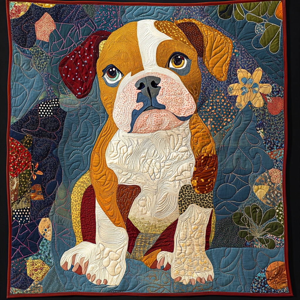 Boxer Dog TAI01102406 Quilt Blanket