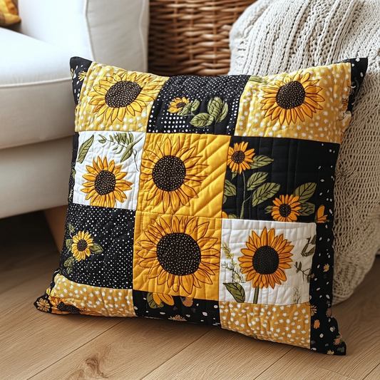 Sunflower TAI181024444 Quilted Pillow Case