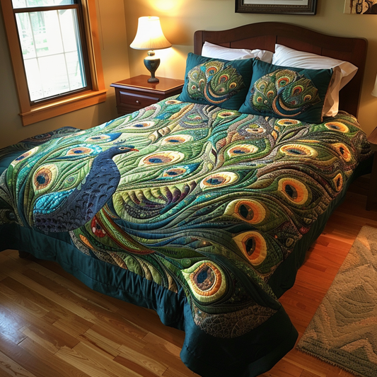 Peacock TAI100724079 Quilt Bedding Set